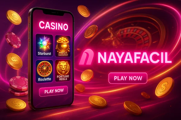 NayaFacil casino: página de inicio para Chile con registro simple, bonos altos y soporte 24/7 